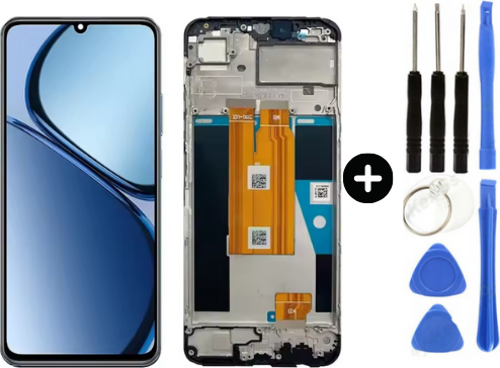 Realme C63 RMX3939 Uyumlu Çıtalı OLED Lcd Ekran Dokunmatik + Tamir Seti