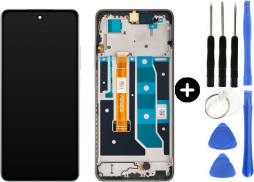Realme C67 Uyumlu Çıtalı A Kalite Lcd Ekran Dokunmatik + Tamir Seti