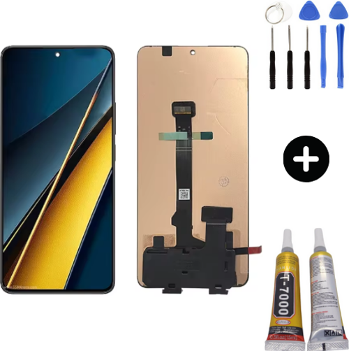 Xiaomi Pocophone Poco X6 Pro Uyumlu OLED Lcd Ekran Dokunmatik 2311DRK48G + Montaj Seti