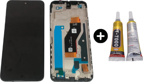 Tecno Spark 40 Uyumlu Çıtalı A Kalite Lcd Ekran Dokunmatik KM5N + B7000