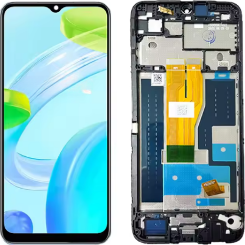 Realme C30S RMX3690 Uyumlu Çıtalı HK Lcd Ekran Dokunmatik