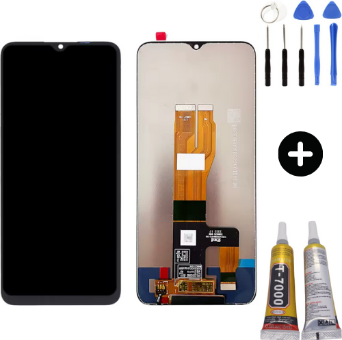 Realme C33 Uyumlu A Kalite Lcd Ekran Dokunmatik + Montaj Seti