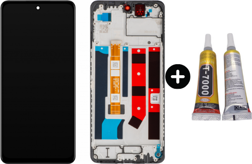 Oppo A60 CPH2631 Uyumlu Çıtalı A Kalite Lcd Ekran Dokunmatik + B7000