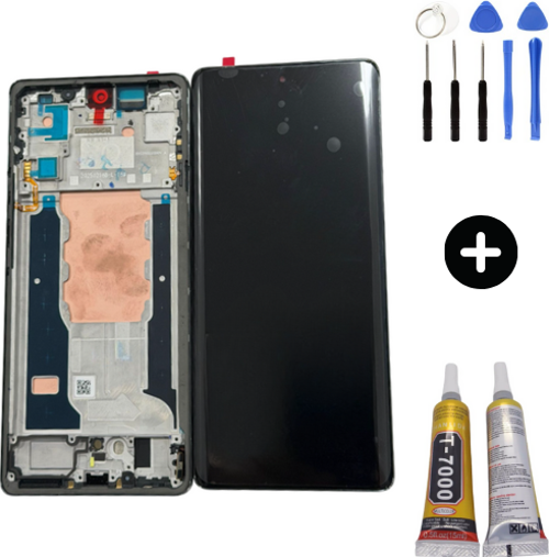 Tecno Camon 40 CM5 Uyumlu Çıtalı Lcd Ekran Dokunmatik + Montaj Seti