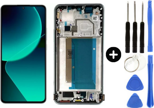 Xiaomi Mi 13T Uyumlu Çıtalı Servis Lcd Ekran Dokunmatik 2306EPN60G + Tamir Seti