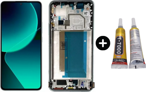 Xiaomi Mi 13T Pro Uyumlu Çıtalı A Kalite Lcd Ekran Dokunmatik + B7000