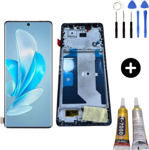 Vivo V29 Lite 5G Uyumlu Çıtalı Lcd Ekran Dokunmatik + Montaj Seti