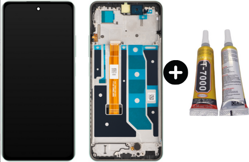 Realme C75 RMX3941 Uyumlu Çıtalı Servis Lcd Ekran Dokunmatik + B7000