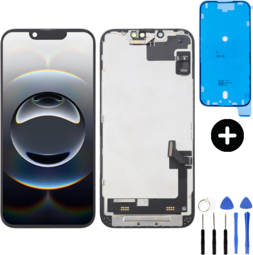 iPhone 16e Uyumlu Soft OLED Lcd Dokunmatik Ekran + Montaj Seti