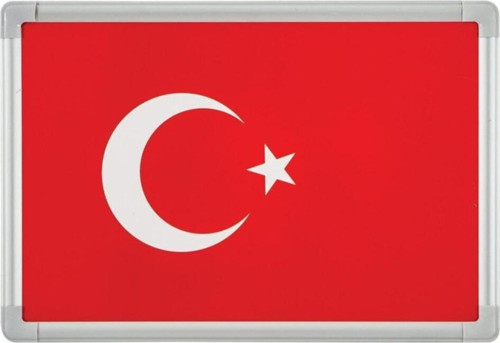 35x50 Türk Bayrağı Alüminyum Pan429