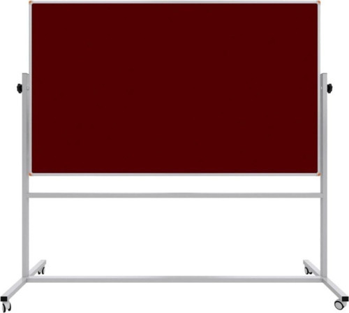 120x200 Kumaş Kaplı Mobil Çift Taraflı Pano