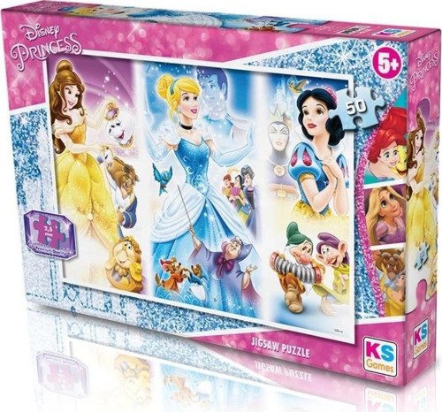 BFS Nessiworld PR709 Prenses 50 Parça Puzzle -KS Puzzle