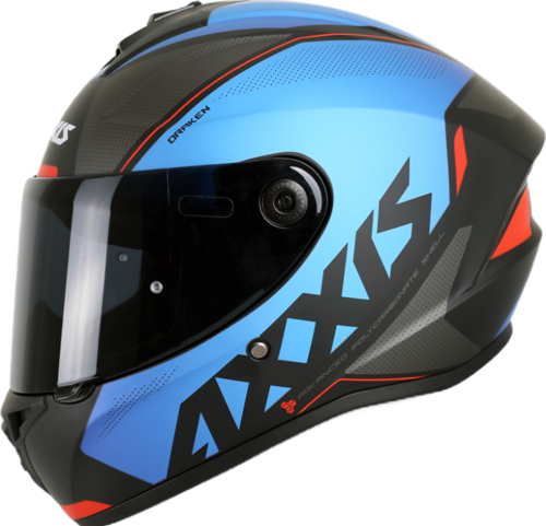 Motosiklet Full Face Draken S Mat Mavi E7 V.2 Motor Kaskı
