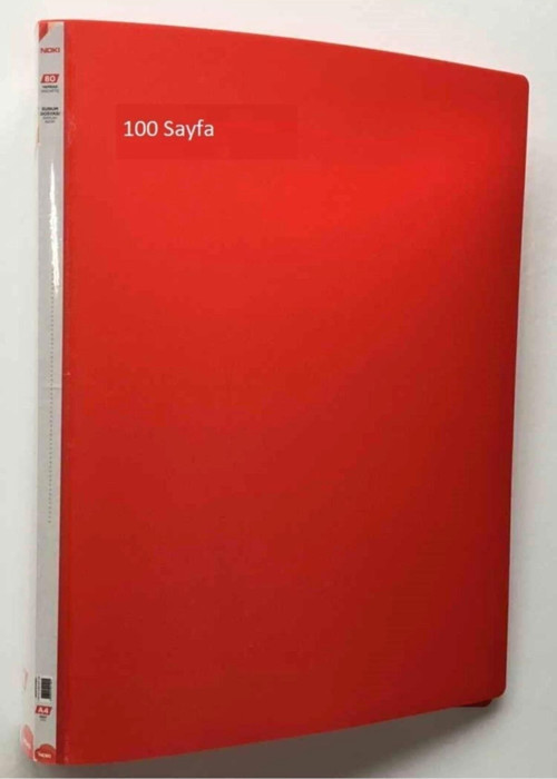 Sunum Dosyası 100 Lü - Kırmızı