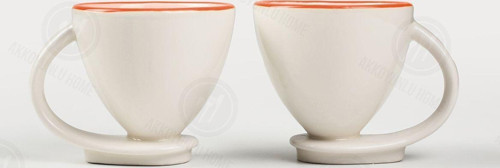 2 Li Tasarım Kahve Fincanı Takımı Kendinden Tabaklı fincan Türk Kahvesi Fincanı