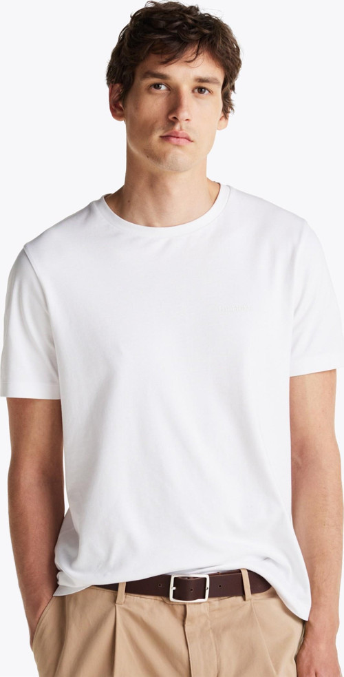 LIGHT INTERLOCK TEE Erkek Beyaz T-Shirt - MW0MW37508