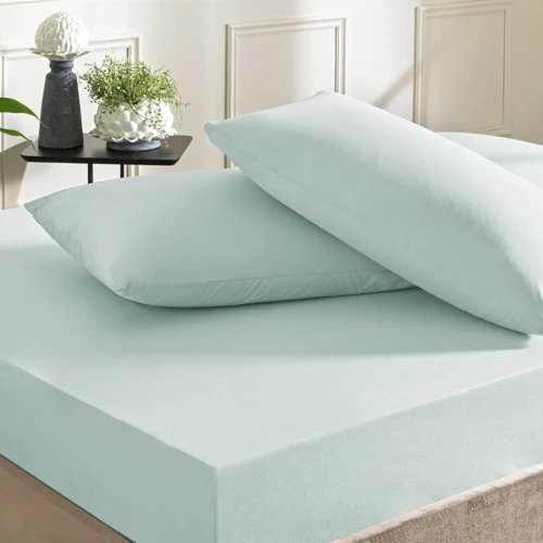 Color Dreams Ranforce King Size Fitted Çarşaf Seti Mavi