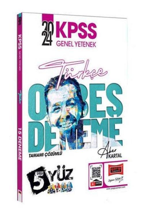 2024 KPSS 5Yüz Ekibi Türkçe Tamamı Çözümlü 15 Deneme
