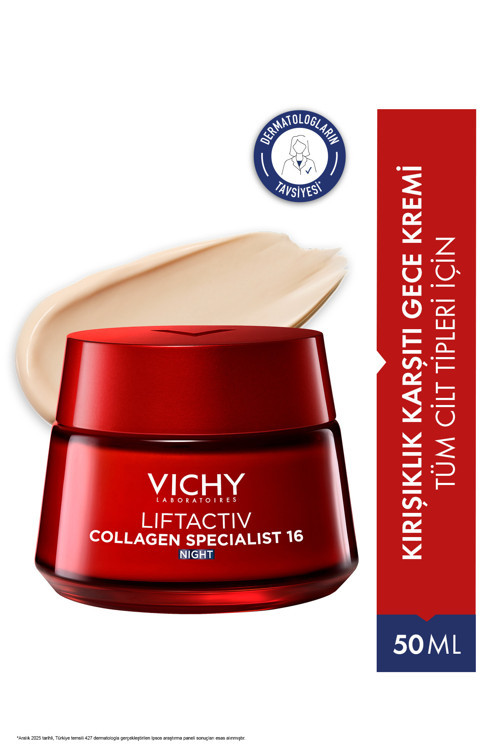 Liftactiv Collagen Specialist Night Yaşlanma Karşıtı Gece Kremi 50 ml