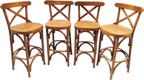 Sandalye 18466 Zus709-279 ÇAPRAZ BAR Klasik Model Kayın Natüre ceviz renk Elyapım