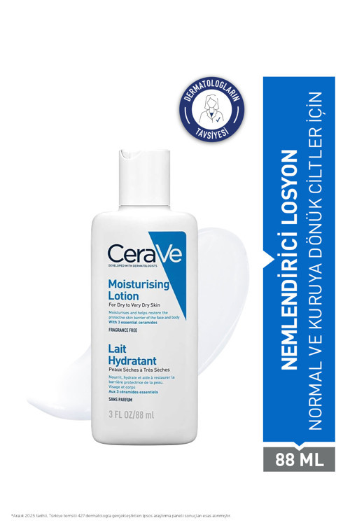 Hyalüronik Asit & Seramid İçerikli Kuru Ciltler İçin Nemlendirici Losyon 88 ML
