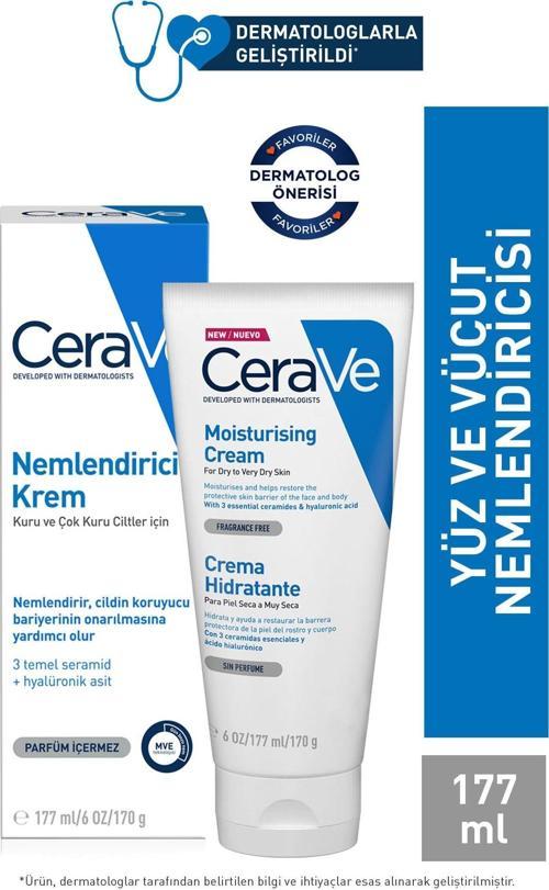 Nemlendirici Krem Kuru ve Çok Kuru Ciltler 177 ml