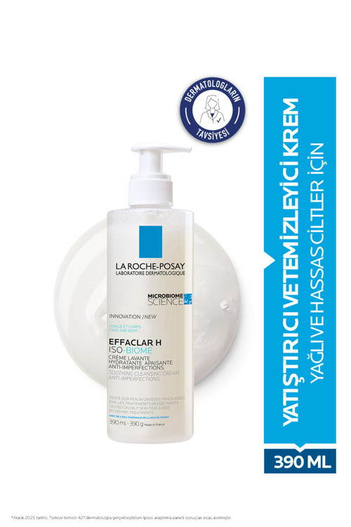 La Roche Posay Effaclar H Iso Biome Temizleyici Krem 390 ml