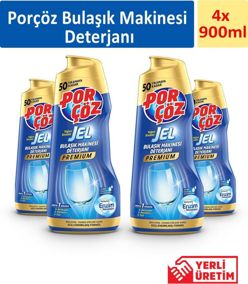 Bulaşık Makinesi Deterjanı 900 ml x 4 Adet