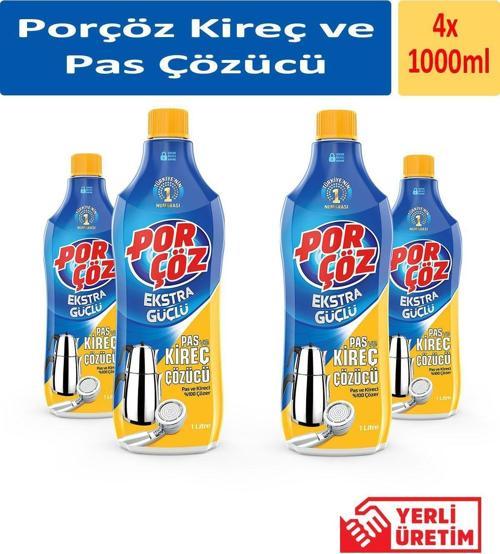Kireç ve Pas Çözücü 1000 Ml x 4 Adet