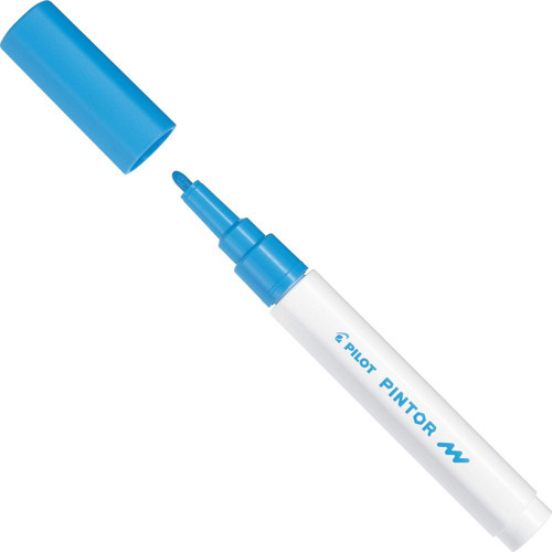 Pintor Keçeli Markör Dekor Boya Kalemi (F) Açık Mavi Sw-Pt-F-Lb (6 Lı Paket)
