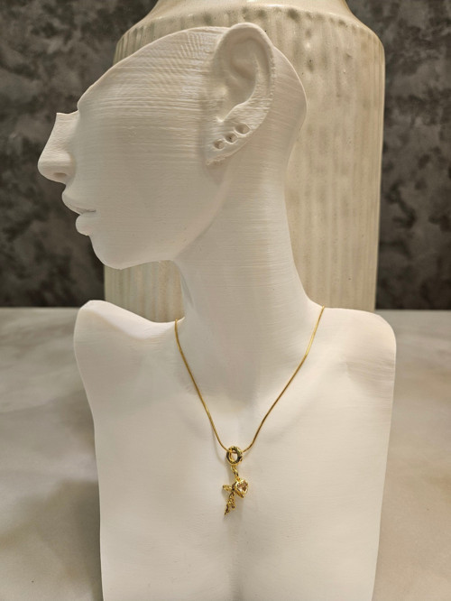 316L Paslanmaz Çelik Faith Yazılı Kapli Kolye