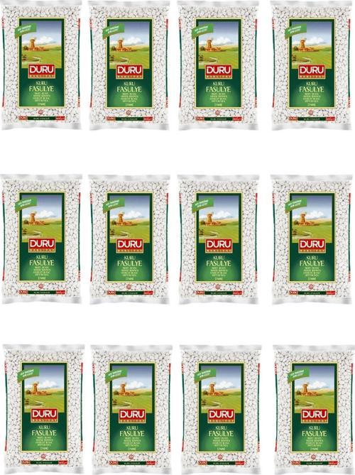 Kuru Fasulye 7mm 1 Kg X 12 Adet