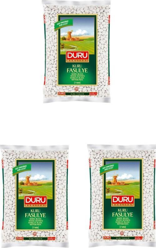 Kuru Fasulye 7mm 1 Kg x 3 Adet