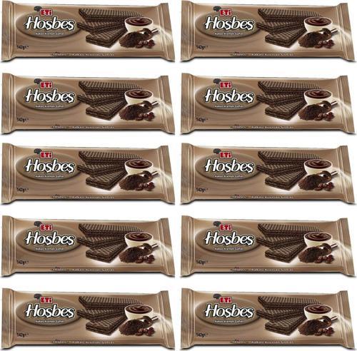 Hoşbeş Kakao KremalI Gofret 142 g x 10 Adet