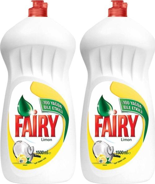 Bulaşık Deterjanı 1500 ml Limon x 2 Adet