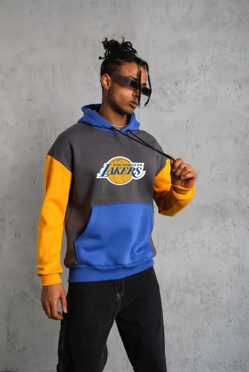 Erkek Çok Parçalı Kapüşonlu Ve Kordon İpli Sweatshirt