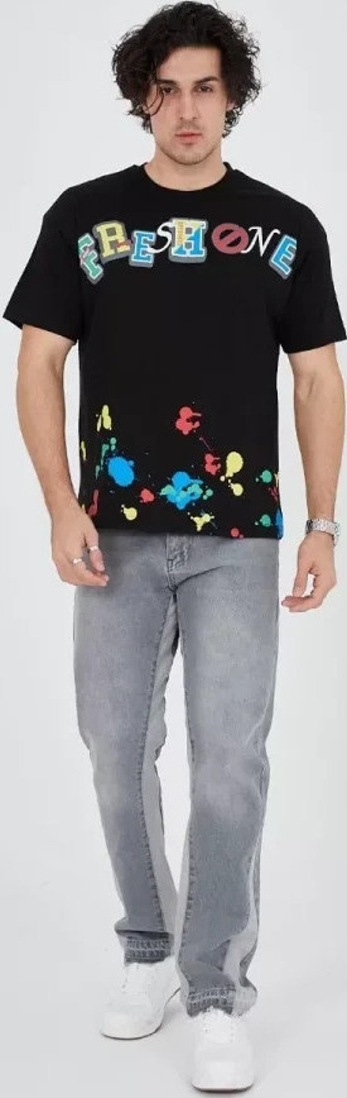 Erkek Baskılı Penye TShirt