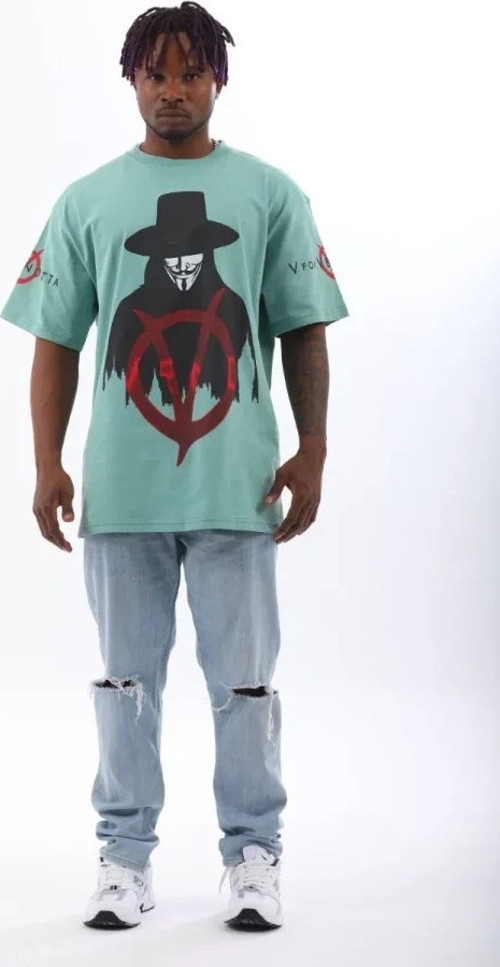 Unisex Oversize Baskılı Bisiklet Yaka TShirt