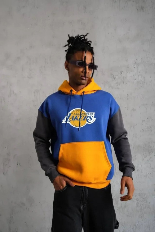 Erkek Çok Parçalı Kapüşonlu Ve Kordon İpli Sweatshirt