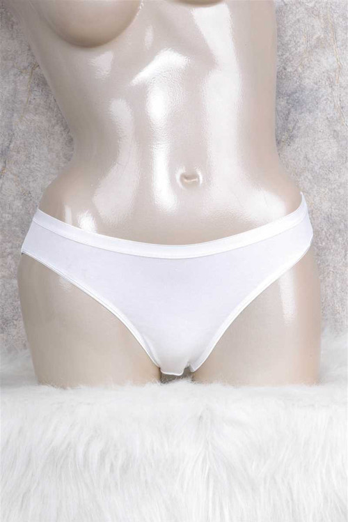 Kadın Pamuklu Düşük Bel Geniş Bel Lastikli Slip