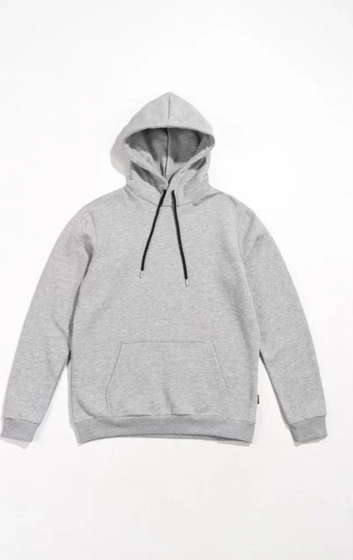Erkek Uzun Kol Kapşonlu Basic Sweatshirt Hoodie
