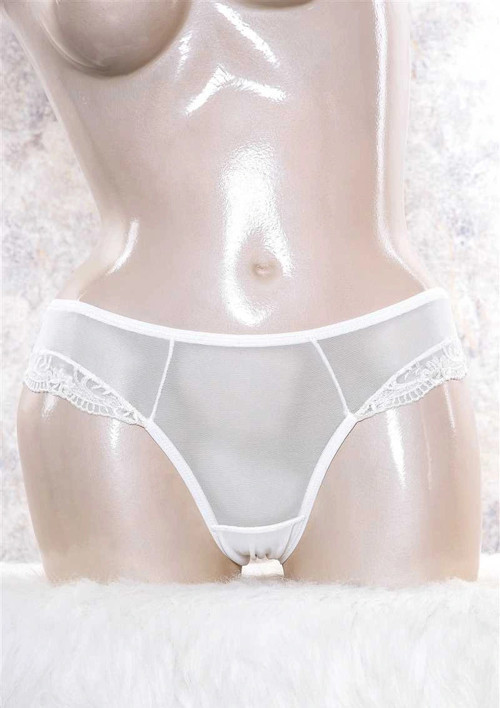 Kadın Tüllü Dantelli Slip (2786)