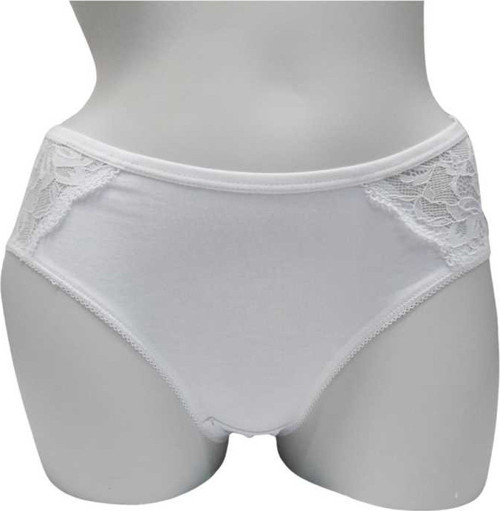 Kadın Pamuklu Dantelli Slip