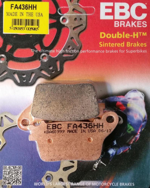 Yamaha Yzf R1 M Arka Fren Organik 1 Takım Balata Ebc Sinter Metal