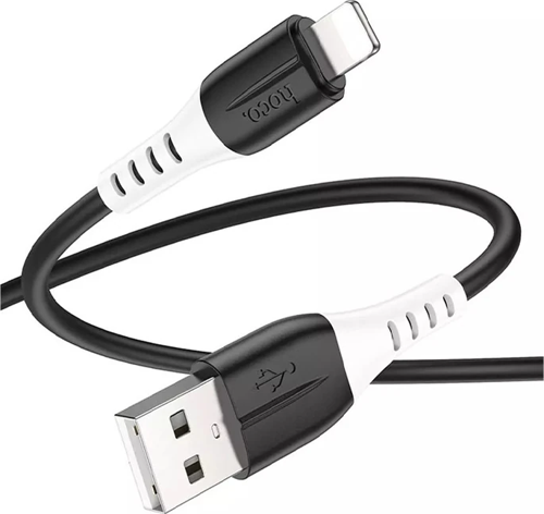 HOCO X82 iPhone Lightning to USB 2.4A Silikon Data ve Şarj Kablosu-(5775)