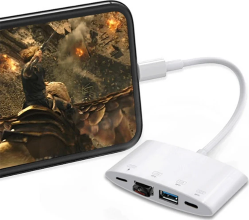 Ally NK-1040 4in1 İPhone Lightning To Usb Kamera Adaptörü-(5775)