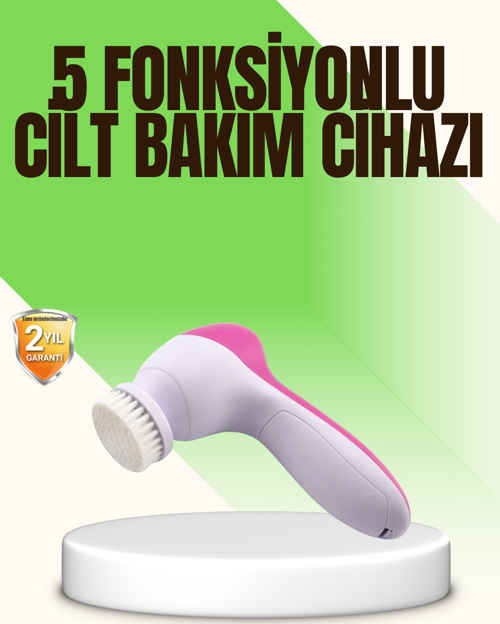 5 in 1 Elektrikli Yüz Temizleme ve Masaj Cihazı