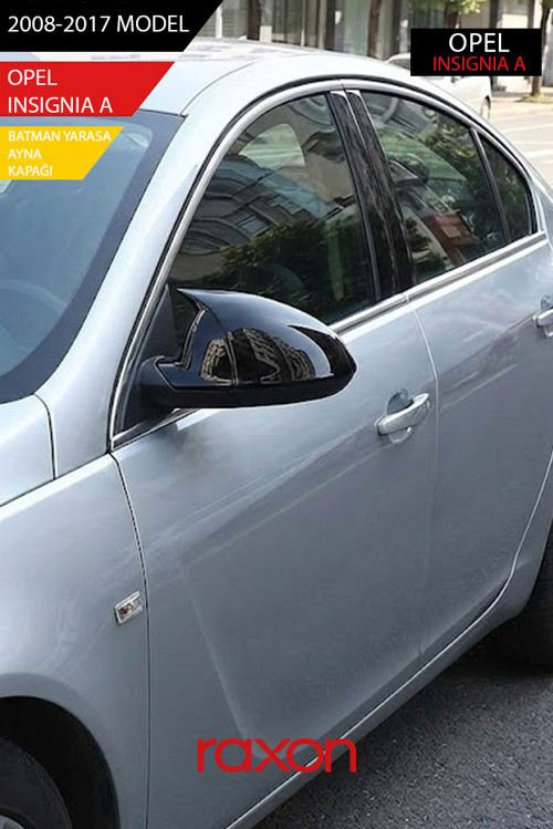 OPEL INSIGNIA A 2008-2017 Batman & Yarasa Ayna Kapağı – Parlak Piano Black Sport