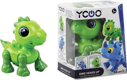 SIL 88592 Silverlit Sesli ve Işıklı Elektronik Robot Dino Heads Up -Necotoys