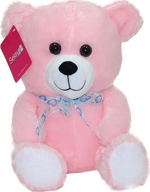 1181 Selay, Oturan Ayı Pembe 30 cm
